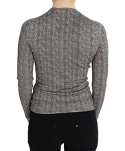 Load image into Gallery viewer, Dolce & Gabbana Elegant Black and White Wool Cardigan