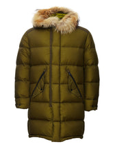 Load image into Gallery viewer, Add Elegant Quilted Long Parka with Fur-Trimmed Hood