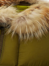 Load image into Gallery viewer, Add Elegant Quilted Long Parka with Fur-Trimmed Hood