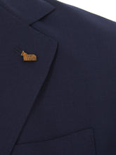 Load image into Gallery viewer, Colombo Elegant Blue Cashmere Men's Jacket