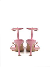 Load image into Gallery viewer, Bottega Veneta Elegant Pink Nappa Leather Stretch Sandals