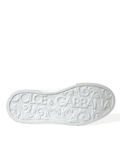 Load image into Gallery viewer, Dolce & Gabbana White Green Leather Portofino Sneakers Shoes