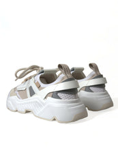 Load image into Gallery viewer, Dolce & Gabbana Beige White Daymaster Low Top Leather Sneakers Shoes