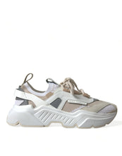 Load image into Gallery viewer, Dolce & Gabbana Beige White Daymaster Low Top Leather Sneakers Shoes
