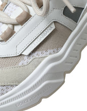 Load image into Gallery viewer, Dolce & Gabbana Beige White Daymaster Low Top Leather Sneakers Shoes