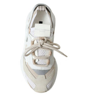Load image into Gallery viewer, Dolce & Gabbana Beige White Daymaster Low Top Leather Sneakers Shoes