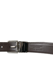 Load image into Gallery viewer, Dolce & Gabbana Black Leather Metal Buckle Men Belt