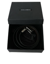 Load image into Gallery viewer, Dolce & Gabbana Black Leather Metal Buckle Men Belt