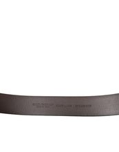 Load image into Gallery viewer, Dolce & Gabbana Brown Calf Leather Gold Metal Buckle Belt
