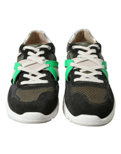 Load image into Gallery viewer, Dolce & Gabbana Multicolor Leather Suede Low Top Sneakers Shoes