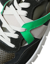 Load image into Gallery viewer, Dolce & Gabbana Multicolor Leather Suede Low Top Sneakers Shoes