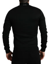 Load image into Gallery viewer, Dolce & Gabbana Black Cotton Full Zip Long Sleeves Sweater