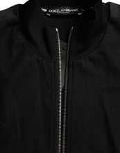 Load image into Gallery viewer, Dolce & Gabbana Black Cotton Full Zip Long Sleeves Sweater