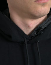 Load image into Gallery viewer, Dolce & Gabbana Black Cotton Hooded Logo Pullover Sweater