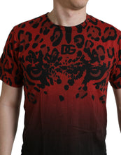 Load image into Gallery viewer, Dolce & Gabbana Red Leopard Cotton Short Sleeves T-shirt