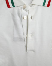 Load image into Gallery viewer, Dolce & Gabbana White Logo Collared Short Sleeve T-shirt