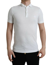 Load image into Gallery viewer, Dolce & Gabbana White Collared Short Sleeve Crown T-shirt