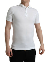 Load image into Gallery viewer, Dolce & Gabbana White Collared Short Sleeve Crown T-shirt