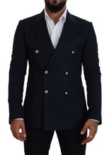 Load image into Gallery viewer, Dolce & Gabbana Elegant Cashmere-Silk Blend Blue Blazer