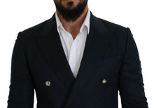 Load image into Gallery viewer, Dolce & Gabbana Elegant Cashmere-Silk Blend Blue Blazer