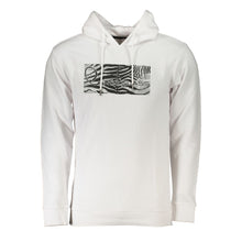 Load image into Gallery viewer, Cavalli Class White Brushed Logo Sweatshirt with Hood