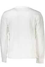 Load image into Gallery viewer, Cavalli Class Elegant White Brushed Sweatshirt with Logo Print