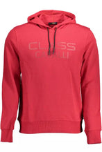 Load image into Gallery viewer, Cavalli Class Pink Cotton Hooded Sweatshirt with Logo Print