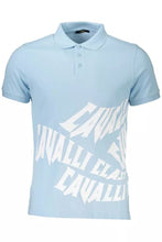 Load image into Gallery viewer, Cavalli Class Elegant Light Blue Men's Polo