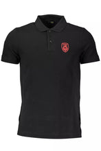 Load image into Gallery viewer, Cavalli Class Elegant Short-Sleeve Polo Shirt in Classic Black