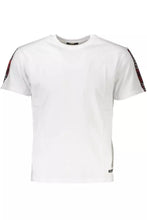 Load image into Gallery viewer, Cavalli Class Elegant White Cotton Tee with Designer Print