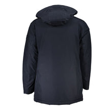 Load image into Gallery viewer, Hugo Boss Sleek Blue Long-Sleeve Jacket with Hood