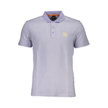 Load image into Gallery viewer, Hugo Boss Elegant Purple Cotton Polo with Contrast Details