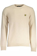 Load image into Gallery viewer, Lyle & Scott Beige Wool Blend Round Neck Sweater