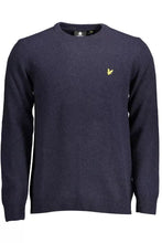Load image into Gallery viewer, Lyle & Scott Classic Blue Wool Blend Sweater