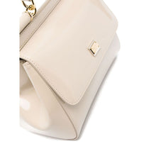 Load image into Gallery viewer, Dolce & Gabbana Elegant Patent Leather Sicily Bag in Beige