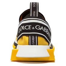 Load image into Gallery viewer, Dolce & Gabbana Chic Logo-Print Stretch Sneakers in Vibrant Yellow