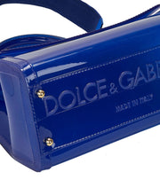 Load image into Gallery viewer, Dolce & Gabbana Elegant Blue Sicily Crossbody Bag