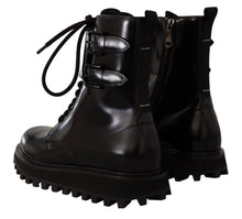 Load image into Gallery viewer, Dolce & Gabbana Elegant Black Leather Ankle Boots