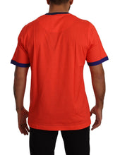 Load image into Gallery viewer, Dolce & Gabbana Elegant Orange Crew Neck Logo Tee