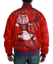 Load image into Gallery viewer, Dolce & Gabbana Red YEAR OF THE PIG Bomber Jacket