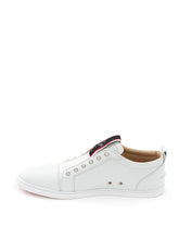 Load image into Gallery viewer, Christian Louboutin Elegant White Leather Sneaker Elegance