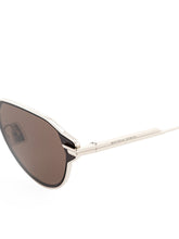 Load image into Gallery viewer, Bottega Veneta Elegant Silver Metal Sunglasses