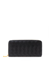Load image into Gallery viewer, Bottega Veneta Elegant Intreccio Leather Zip Wallet