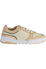 Load image into Gallery viewer, Tommy Hilfiger Sleek Beige Lace-Up Sneakers with Logo Accent