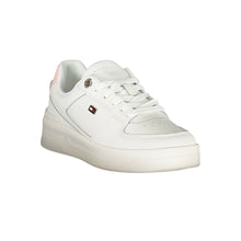 Load image into Gallery viewer, Tommy Hilfiger Elegant White Lace-Up Sneakers with Contrast Detail