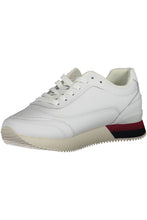 Load image into Gallery viewer, Tommy Hilfiger Chic White Lace-Up Sneakers with Logo Detail