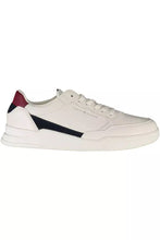 Load image into Gallery viewer, Tommy Hilfiger Chic White Lace-Up Sneakers with Contrasting Accents