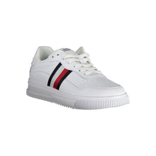 Load image into Gallery viewer, Tommy Hilfiger Classic White Sneakers with Embroidery Detail
