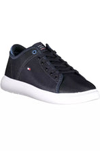 Load image into Gallery viewer, Tommy Hilfiger Chic Blue Lace-Up Sneakers with Logo Detail