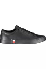 Load image into Gallery viewer, Tommy Hilfiger Sleek Black Eco-Friendly Sneakers